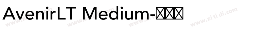 AvenirLT Medium字体转换